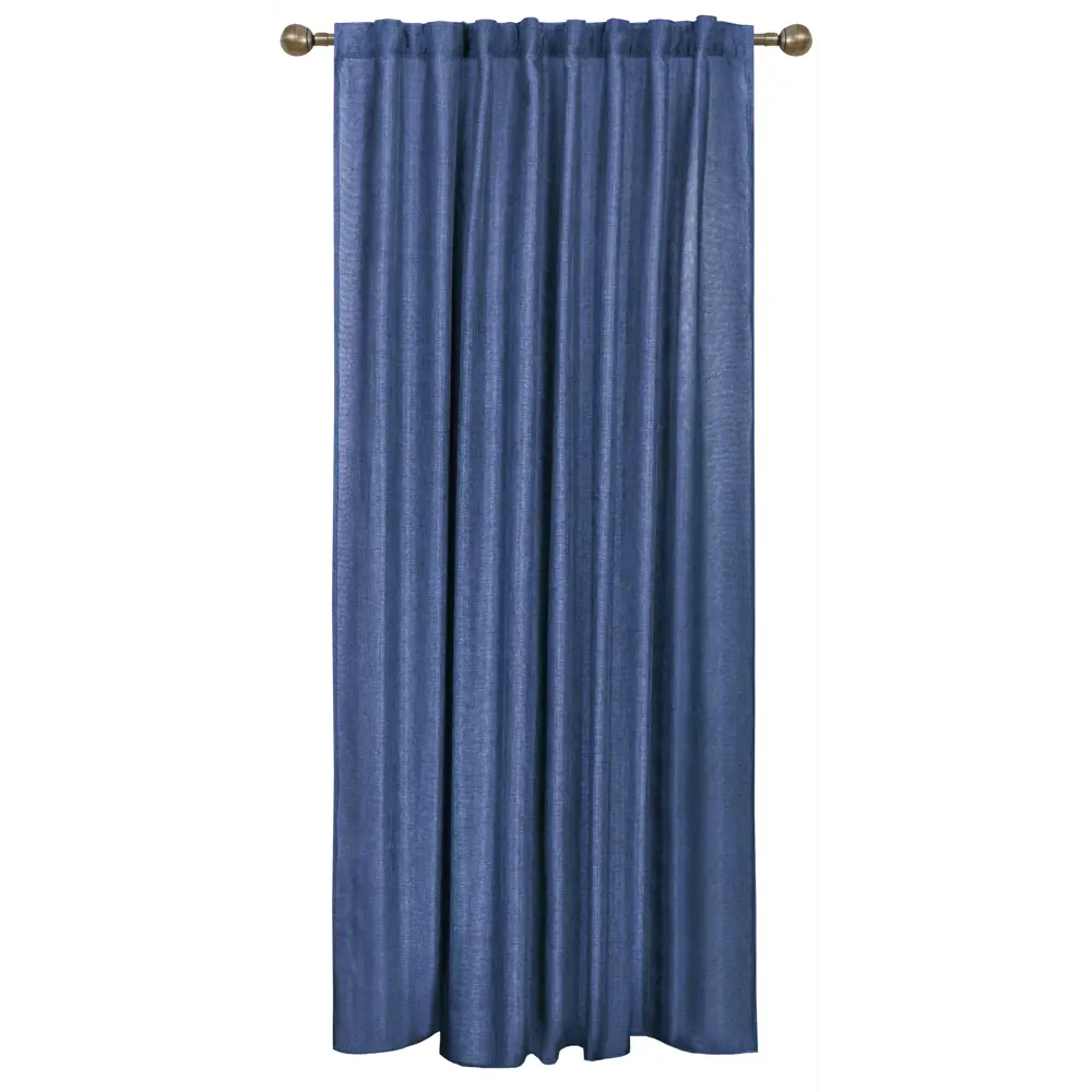 Штора KREAFORTA Looks с затемнением 200x260 см темно-синяя на ленте 89405470 STLM-1568349 - Вид №1