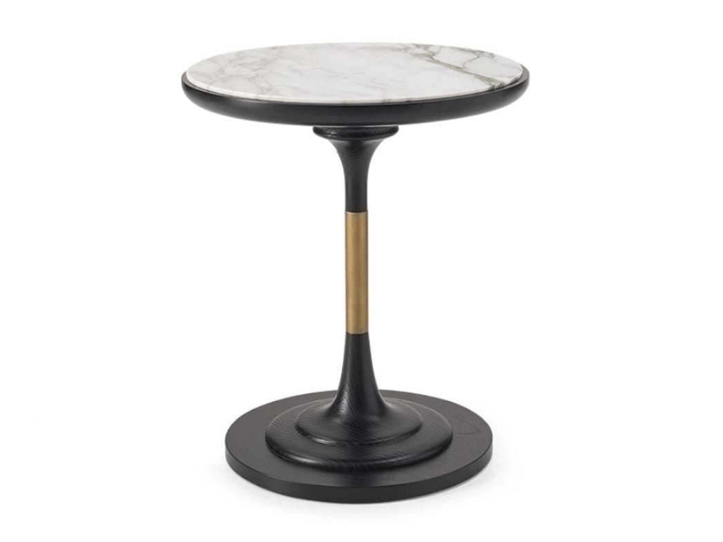 Высокий круглый мраморный журнальный столик A.R. Arredamenti Dilan ARCH-00066421 - Вид №1