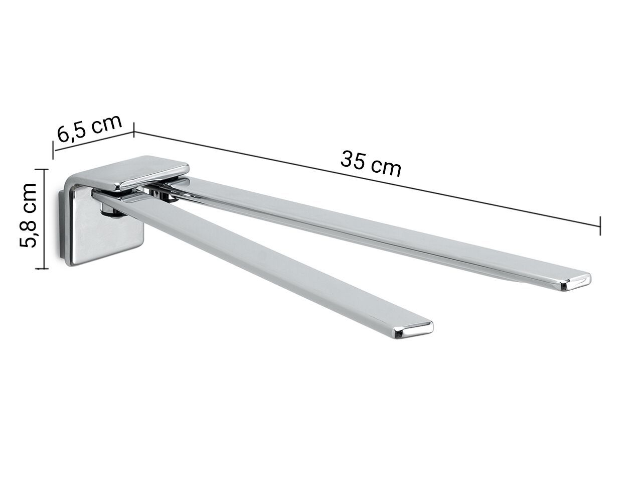 Держатель для полотенец из нержавеющей стали GEDY Il Giglio ARCH-00150754 - Вид №2