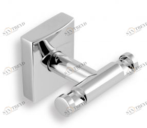 Крючок двойной Novaservis Metalia 12 0256.0 хром 02560