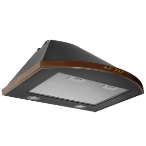 1222435 Вытяжка каминная ELIKOR Сигма 60П-650-К3Д черный/бронзовый