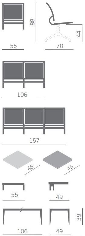 Kastel Сиденье на металлической балке с подлокотниками sun-id-1454880 - Вид №4
