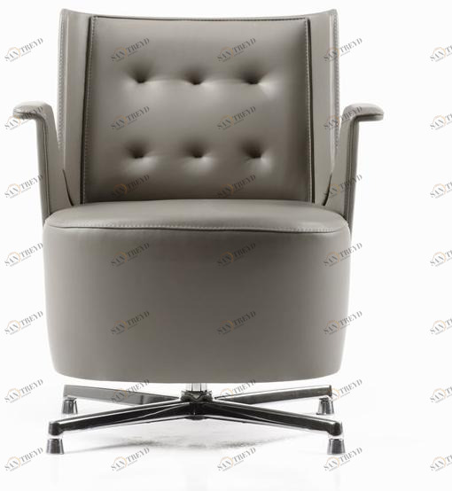 ESTEL GROUP Стеганое кожаное кресло с 4 спицами Embrasse sun-id-1474664