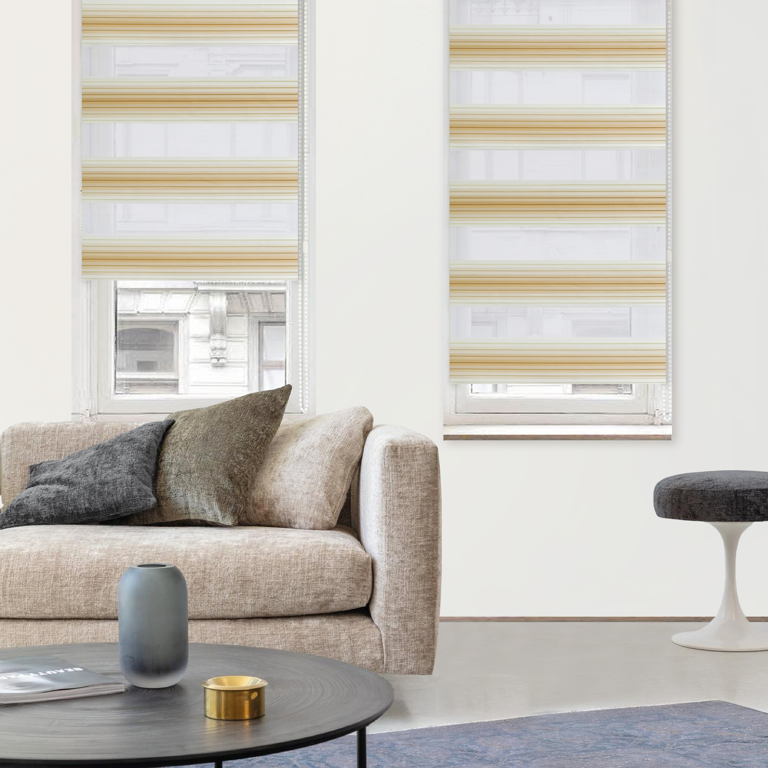 Рулонная штора Santreyd Palermo день-ночь с защитой от детей 83503008 STLM-0041449 - Вид №2