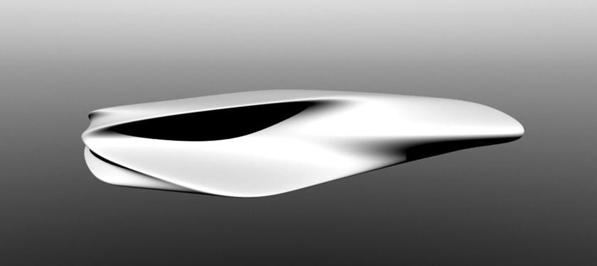 Manufatti Viscio Изогнутая скамья из реконструированного камня без спинки  Cc004  - Вид №1