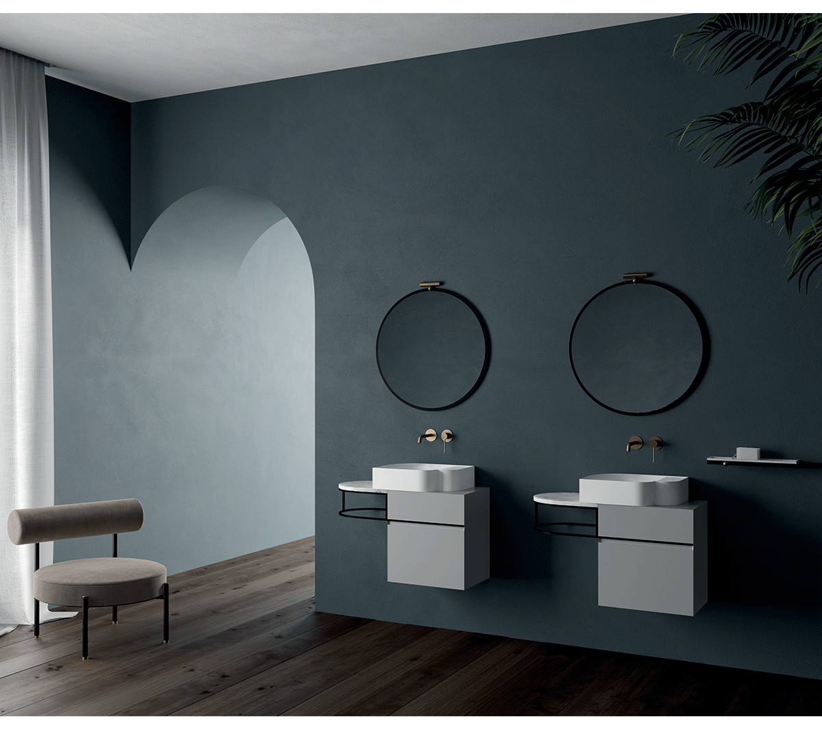 Ex.T Rest lounge chair Кресло для отдыха с обивкой из нубука EXRESTLOUNGE/SEP  - Вид №2