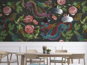 Baboon Моющиеся обои Pattern