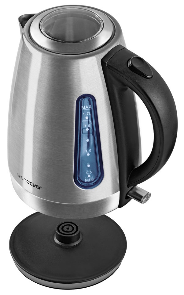 5301869 Электрочайник Endever Skyline KR-228S серебристый KROMAX STDN-0100531 - Вид №7
