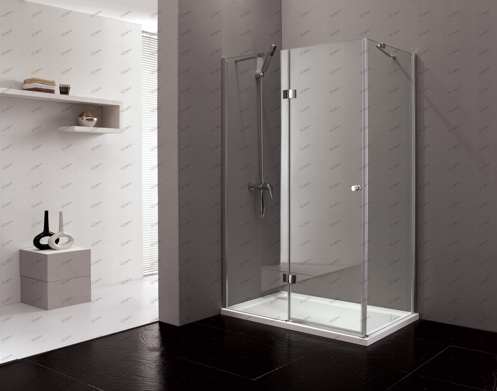 Душевой уголок CEZARES VERONA-W-AH-1-100/80-P-Cr-R