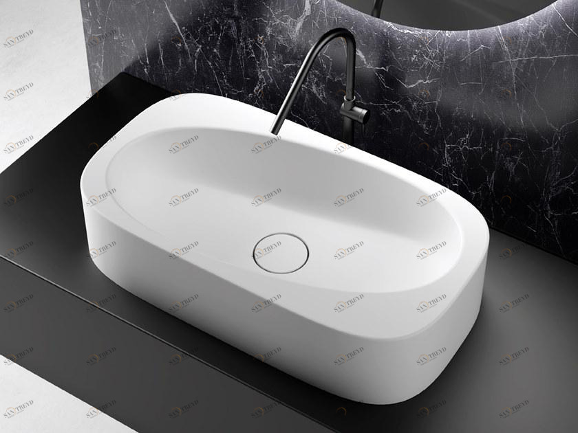 Накладная раковина на столешницу  овальная Relax Design Meta sun-id-1473644