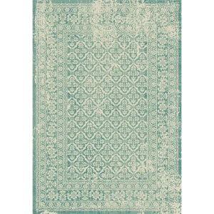 Ковер полипропилен Vintage 22209/644 200x290 см цвет бирюзовый 84339930 STLM-2003877