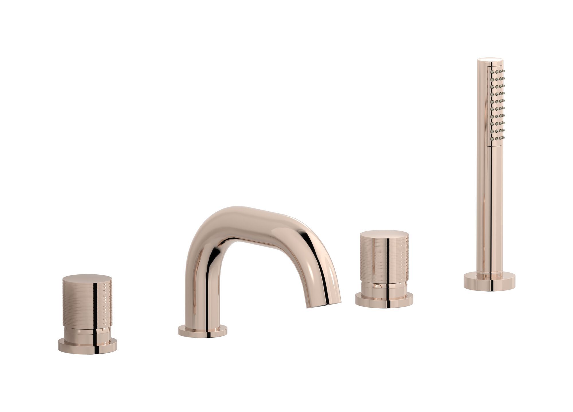 Смеситель для ванны с 4 отверстиями и ручным душем IB винил ARCH-00142656 - Вид №9