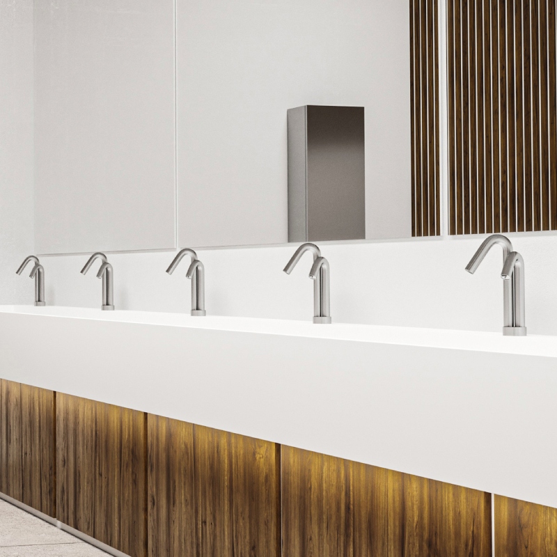 233013 Бесконтактный смеситель и дозатор мыла Csaba 2-в-1 stern  - Вид №1