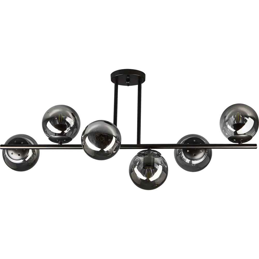 Люстра потолочная СЕМЬ ОГНЕЙ Аркон с шестью стеклянными шарами 89360245 STLM-1376755 - Вид №2