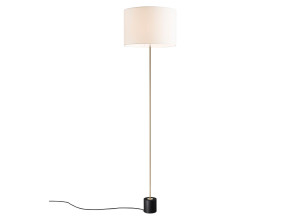 Торшер из металла и шелка