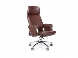 Arrediorg.it® Кресло для руководителя из экокожи на колесиках