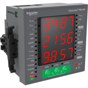 METSEPM2130R Поверенный счетчик многоф. 3-ф PM2130, LED, RS485, 0.5S Schneider Electric EasyLogic