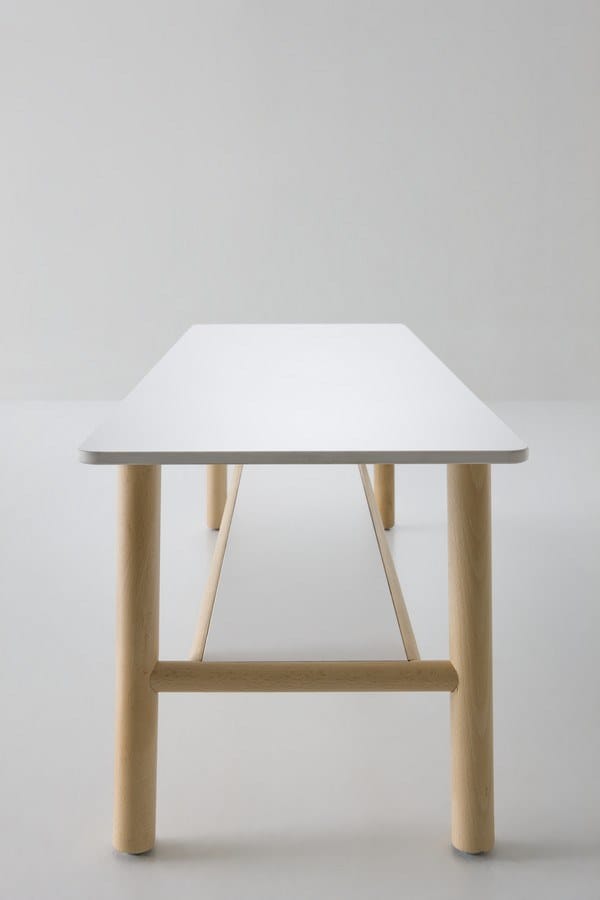 Низкий прямоугольный журнальный столик GABER WOODY ARCH-00128953 - Вид №1