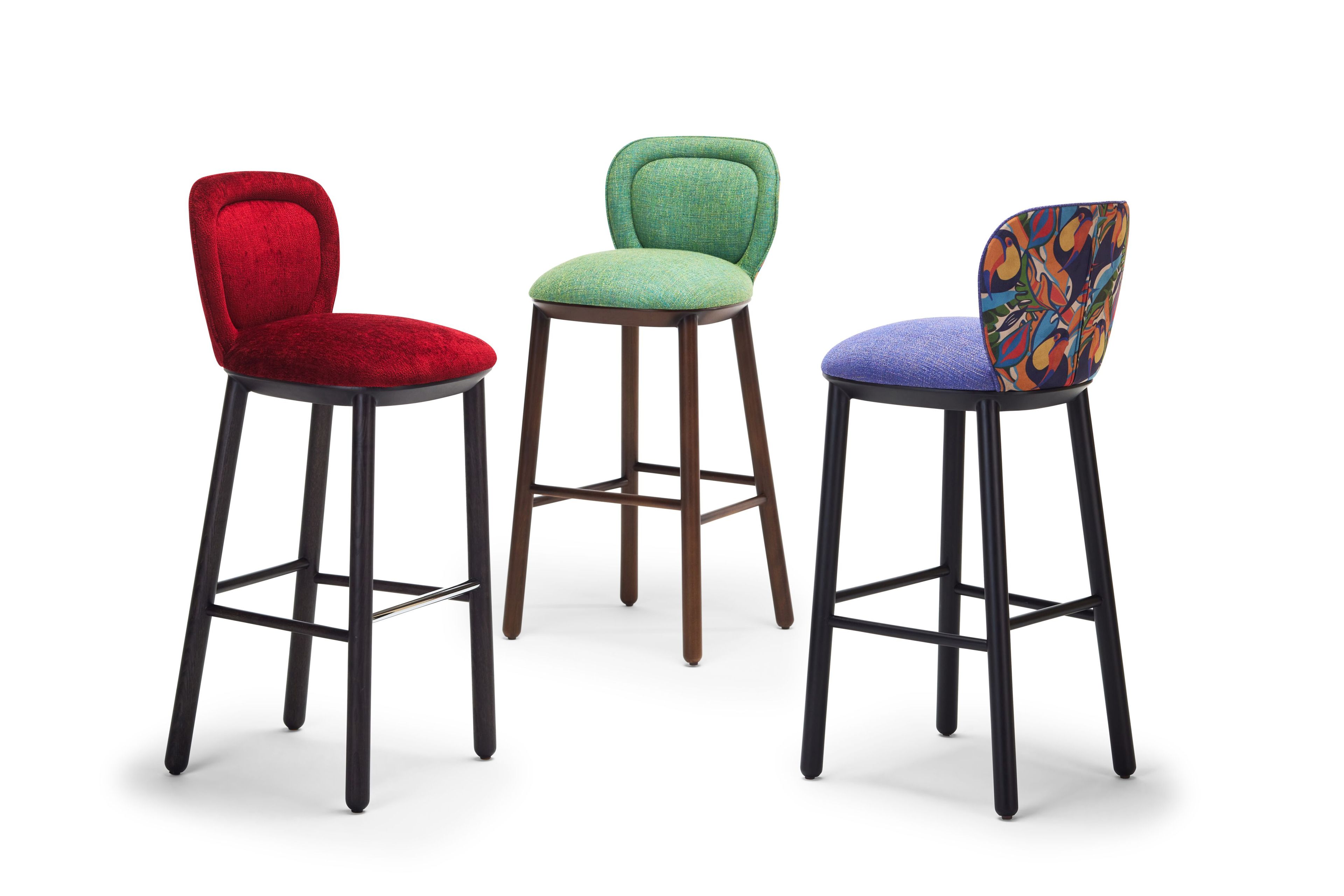 Тканевый барный стул со спинкой Papell Design Анкара ARCH-00050277 - Вид №8