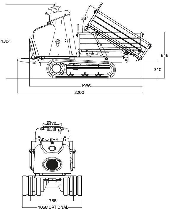 Hinowa Гусеничный мини-самосвал sun-id-1360810 - Вид №8