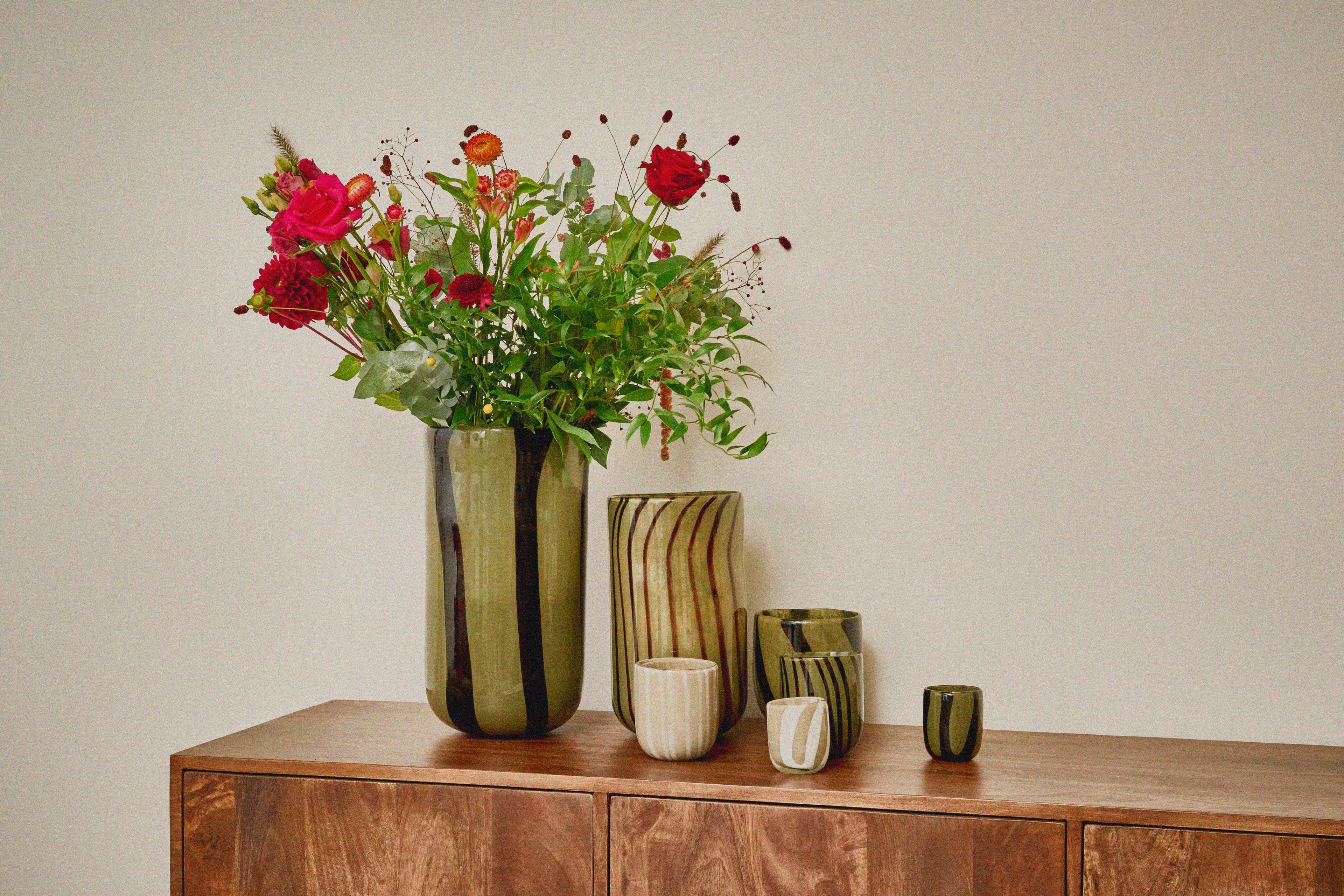 Круглая ваза из дутого стекла POMAX Канны ARCH-00042035 - Вид №34