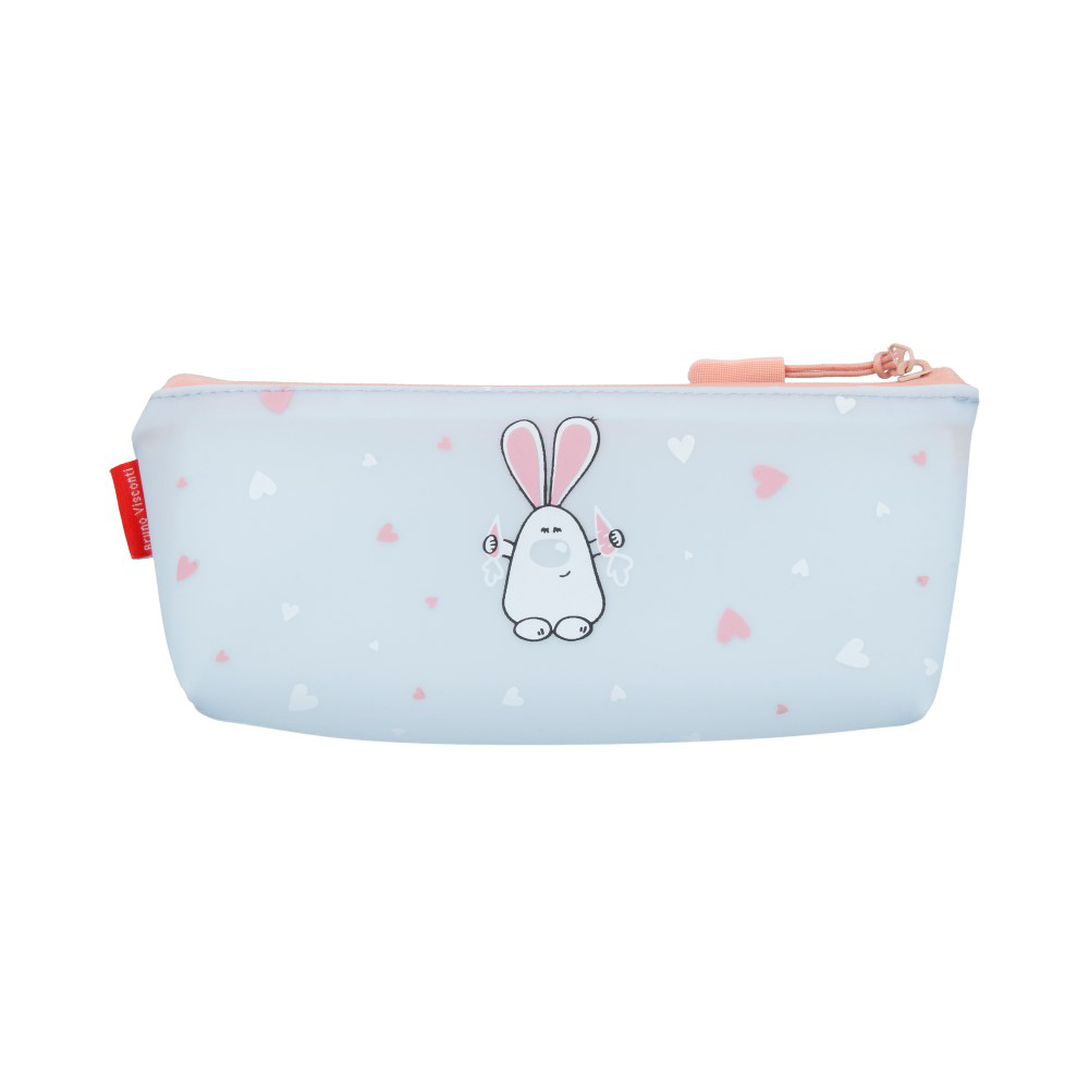 14-012/05 Пенал на молнии силиконовый 20 x 9 x 3.5 см "Зайка" Bruno Visconti 