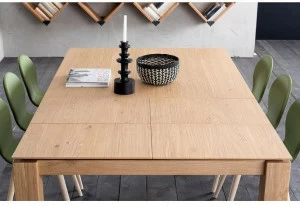 AltaCorte Квадратный раздвижной обеденный стол из дуба Ecolab 2 Lb-ta850537