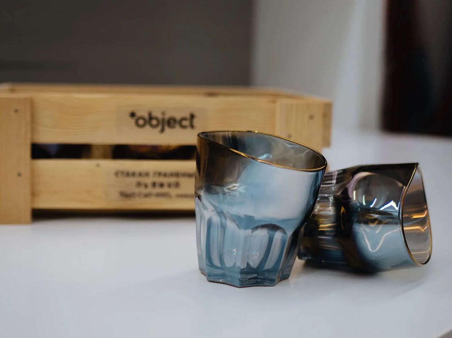 Набор стеклянных стаканов для воды PlusObject HOLOGRAPHIC ARCH-00055592