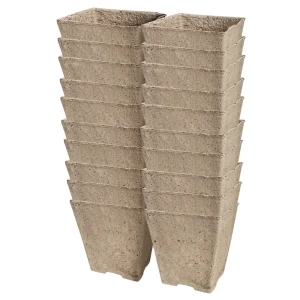 ГАЗОНCITY Квадратные торфяные горшки для рассады 20 шт 89397540