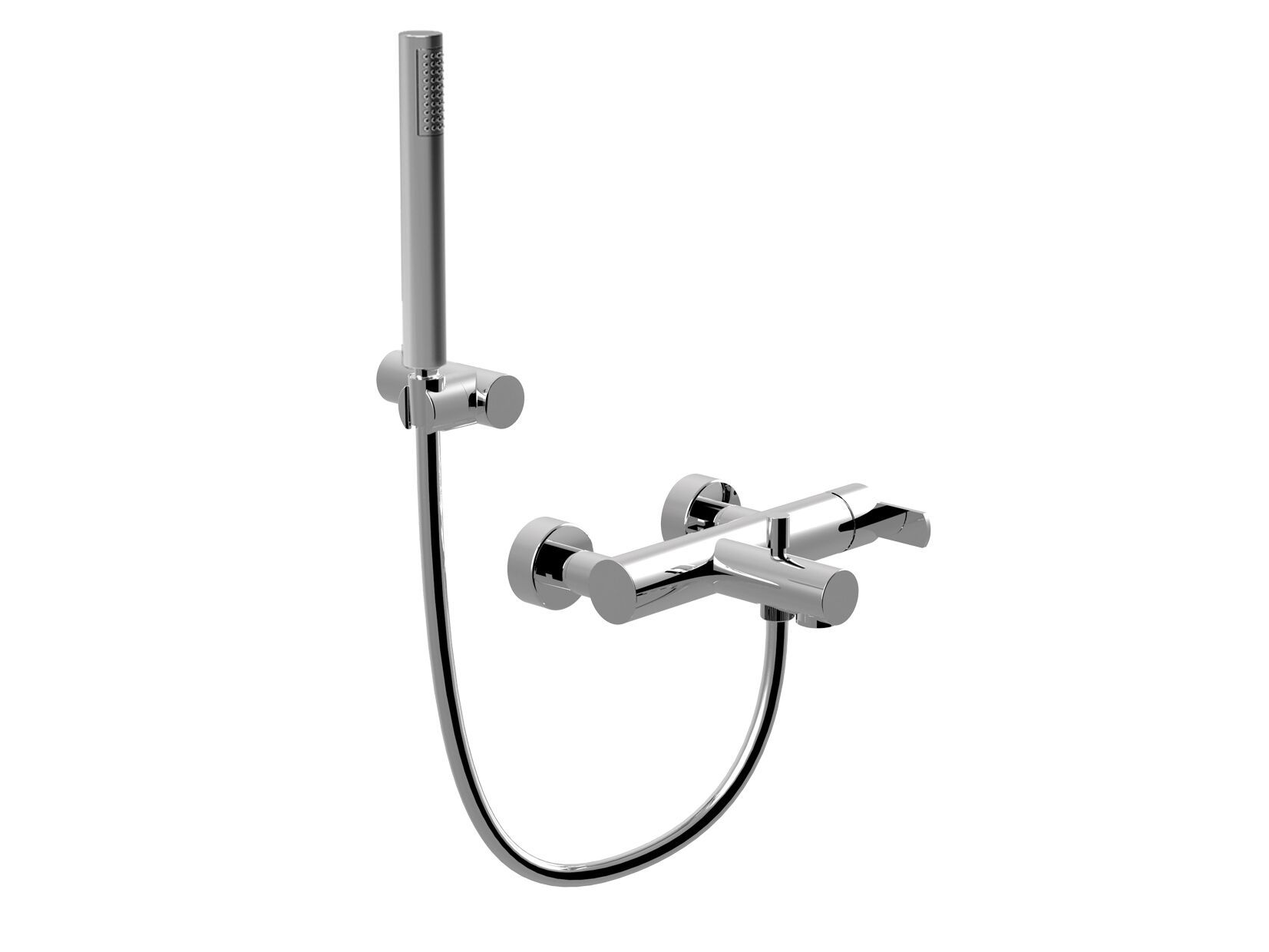 Однорычажный настенный смеситель для ванны с ручным душем Rubinetteria Giulini Surf Deluxe ARCH-00072331 - Вид №1