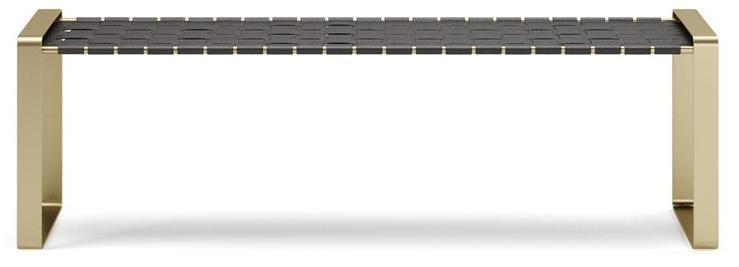 SM Living Couture Кожаная скамейка Couture Bnc_01 - Вид №1