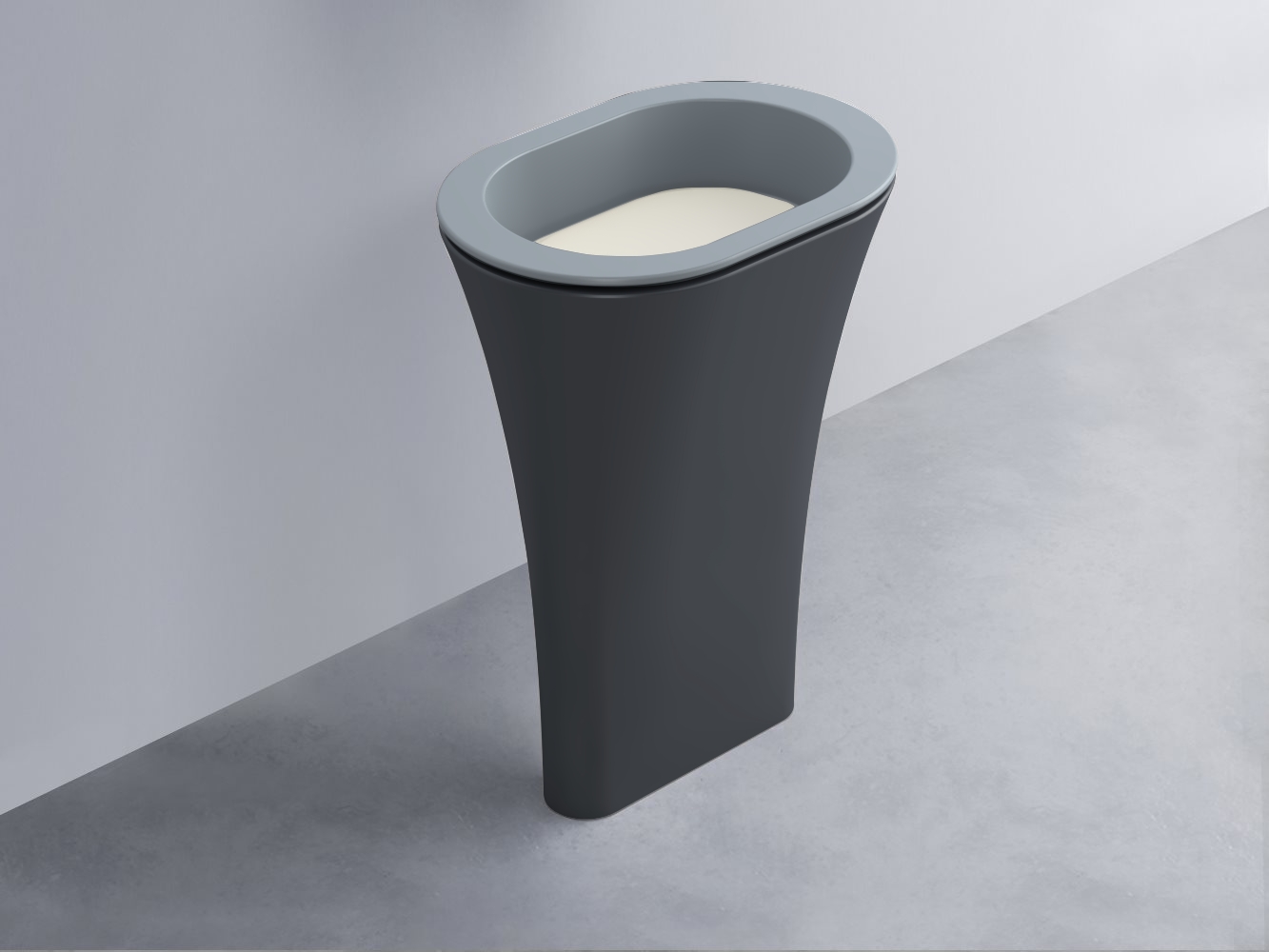 AMLA65-BR+AMPILO-TL+AMCOLO-BA Раковина Amedeo Ovale отдельностоящая cielo Enjoy + Amedeo Ceramica Cielo