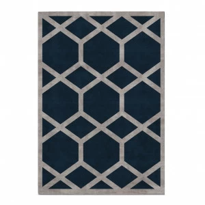 Ковер Ahston Blue 300x400 синий RUGBERRY ДИЗАЙНЕРСКИЕ, AHSTON 326022 Синий