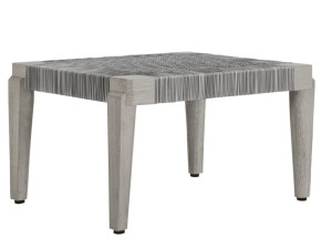 Прямоугольная Садовая подставка для ног из тикового дерева и JanusFiber®