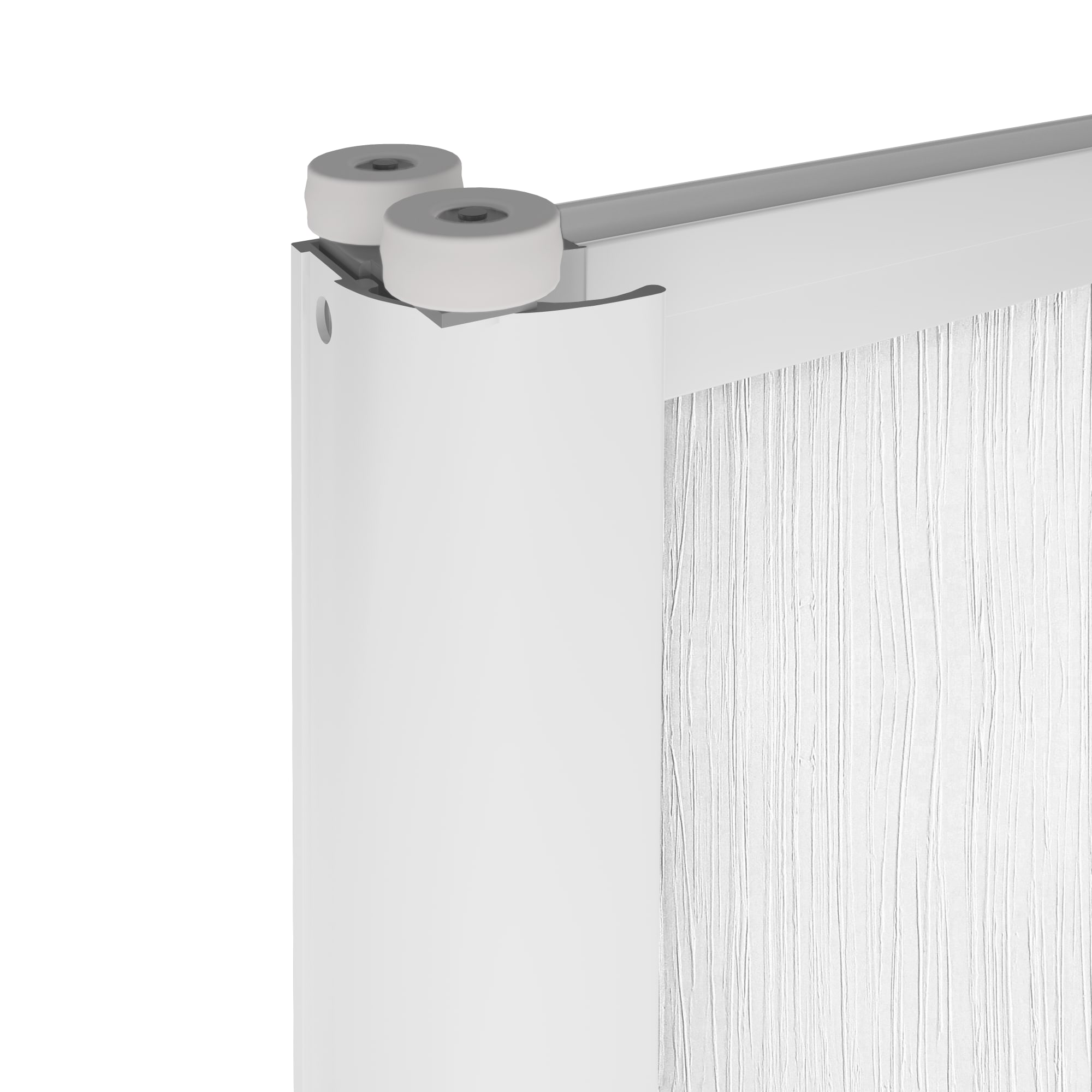 SPACEO Дверь-купе раздвижная 2455×804 мм в стиле белый ясень 82362530 STLM-0025476 - Вид №2