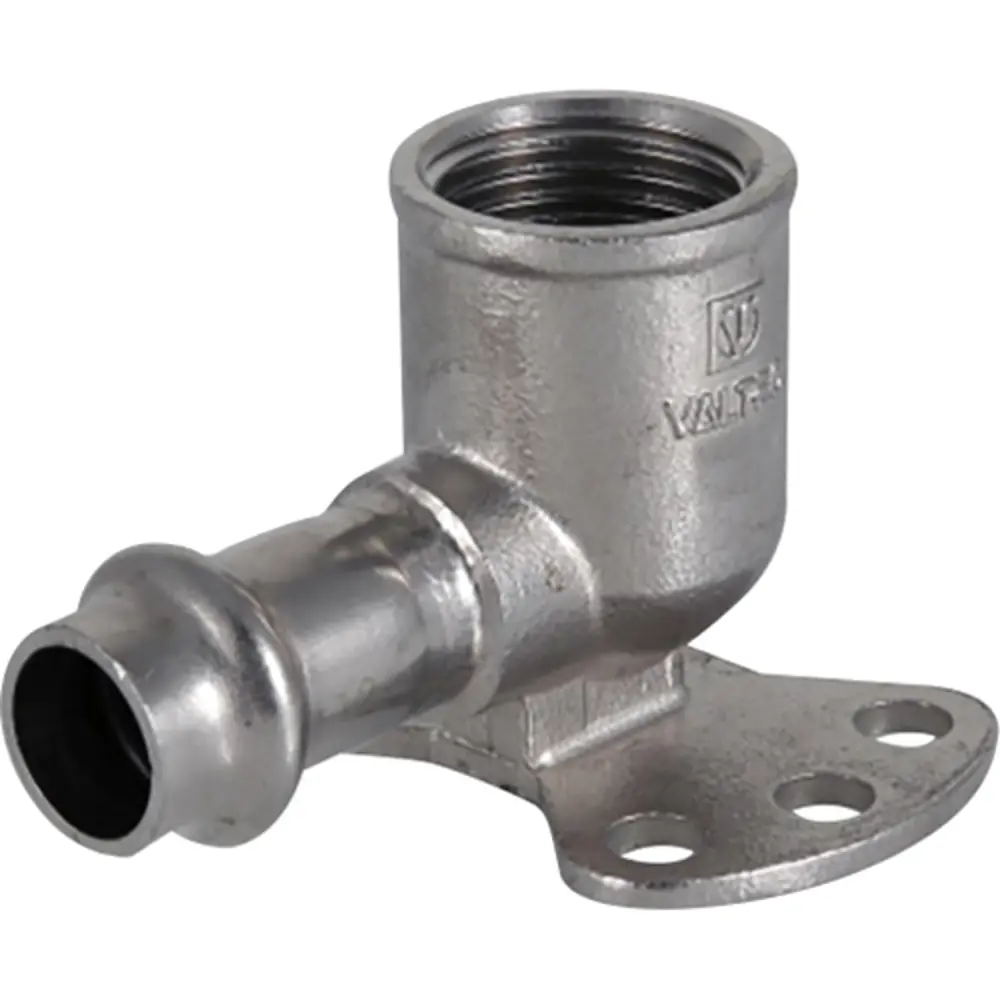 Водорозетка Valtec 1/2"x22 мм ВР нержавеющая сталь 82575887 STLM-2149826 