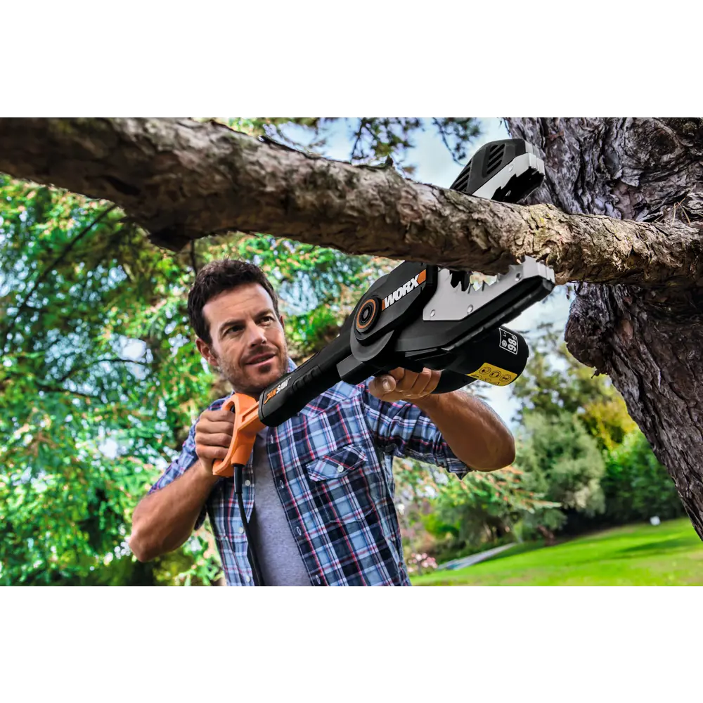 Аккумуляторная пила WORX Jawsaw WG329E.5 20 В шина 15 см АКБ и ЗУ в комплекте STLM-2111884 - Вид №14