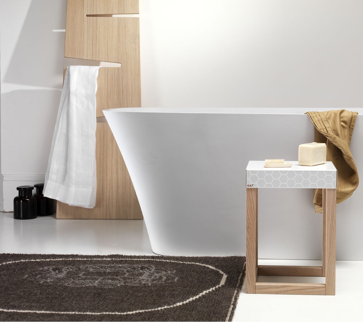 Ex.T LEAN Вешалка для полотенец из натурального дуба EXLEANOAK  - Вид №3