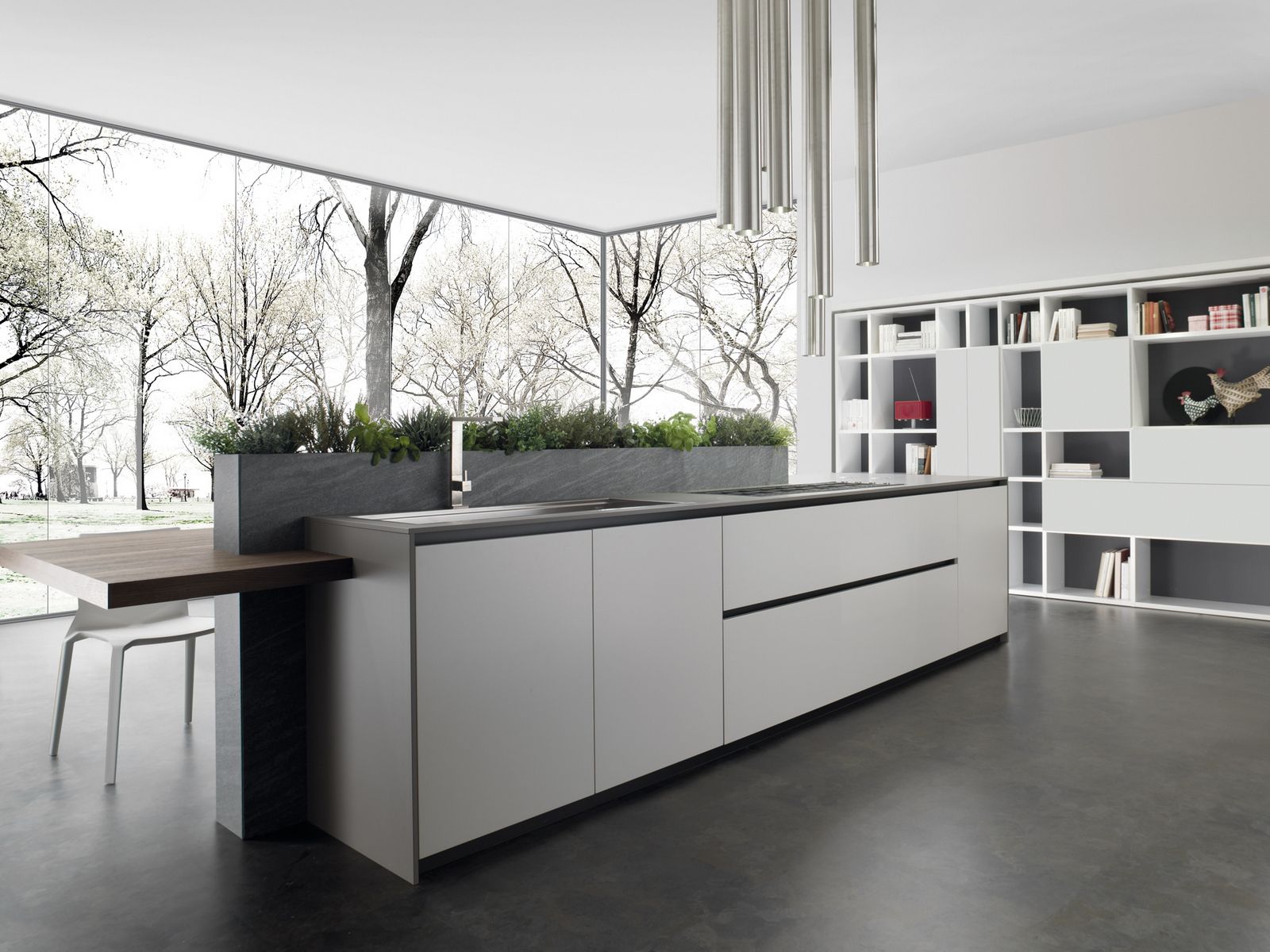 Встроенная кухня с островом Floritelli Cucine ARCH-00035415