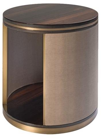 FRATO Круглый деревянный журнальный столик  Ffu260018aaa  - Вид №1