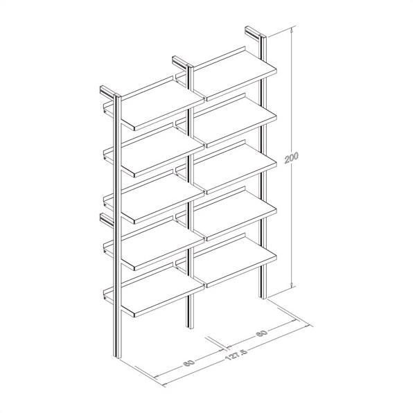 STUDIO T Книжный шкаф для офиса sun-id-1470990 - Вид №10