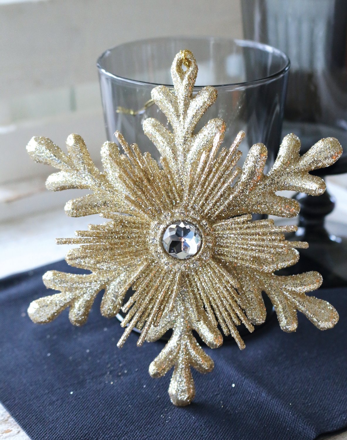 1388 331 a3 Декоративный орнамент, акрил, Ø 14 см, золото H-andreas 