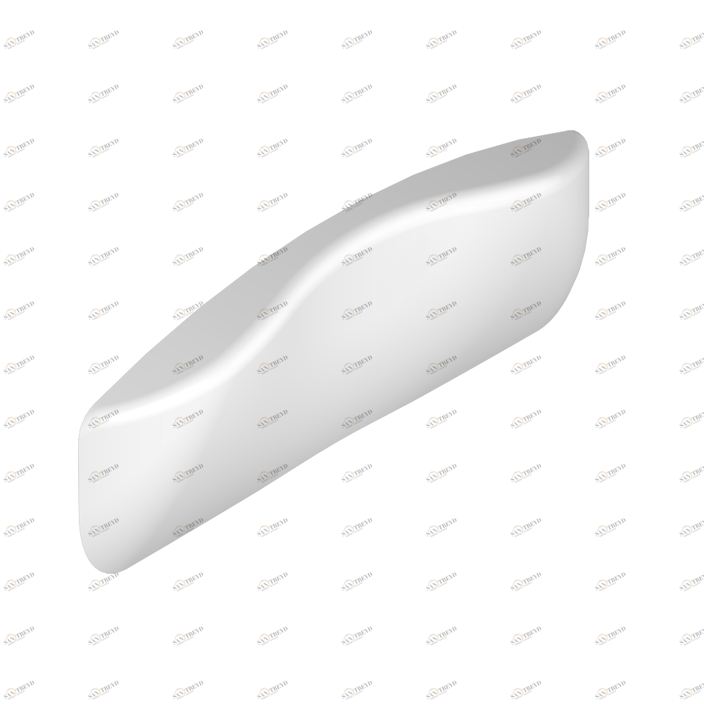 B16-P104 Подголовник из полиуретанового геля 30 x 12 см, высота 4 см, белый Thg-paris Аксессуары Без отделки 