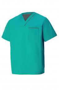 5040160 Куртка ОРИОН мужская морская волна серая  Медицинская одежда  размер 60-62/182-188