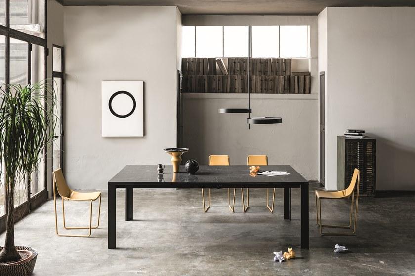 Midj Квадратный раздвижной обеденный стол из стеклокерамики sun-id-1427883 - Вид №3