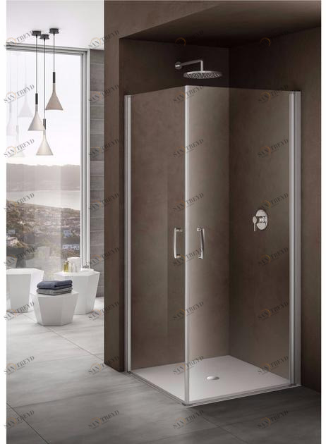 Provex Industrie Душевая кабина угловая с поддоном с распашной дверцей Look sun-id-1466293