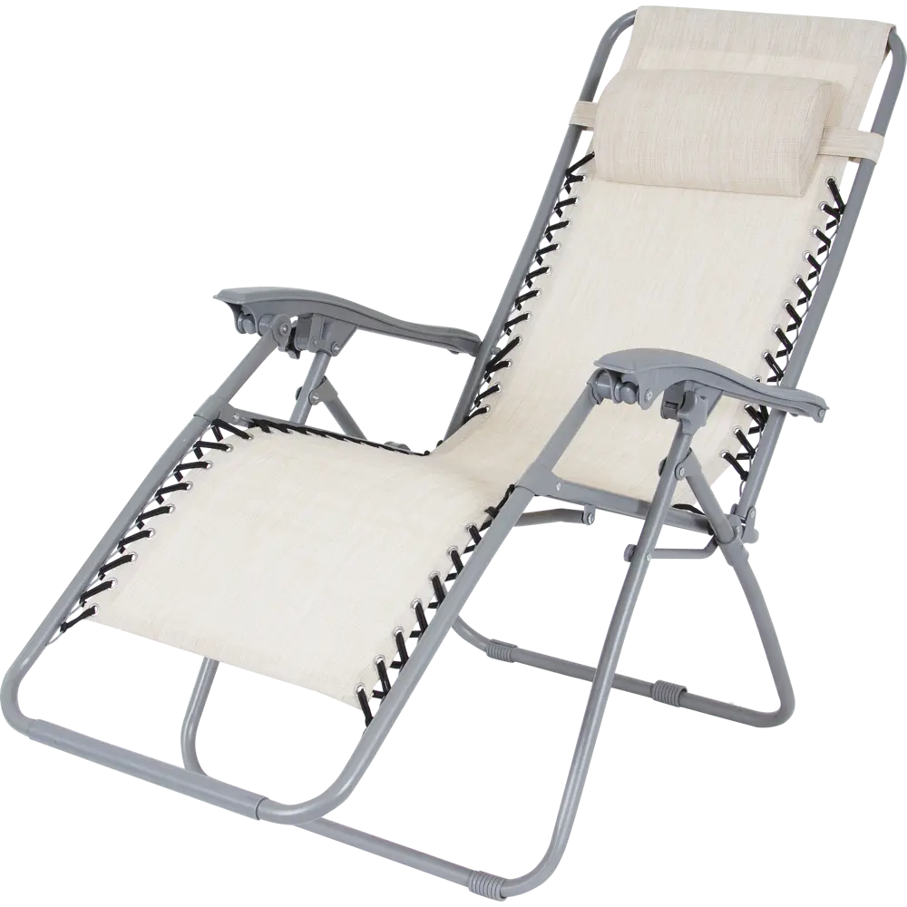 Шезлонг «Бриз», цвет бежевый GREENGARD STLM-2091654