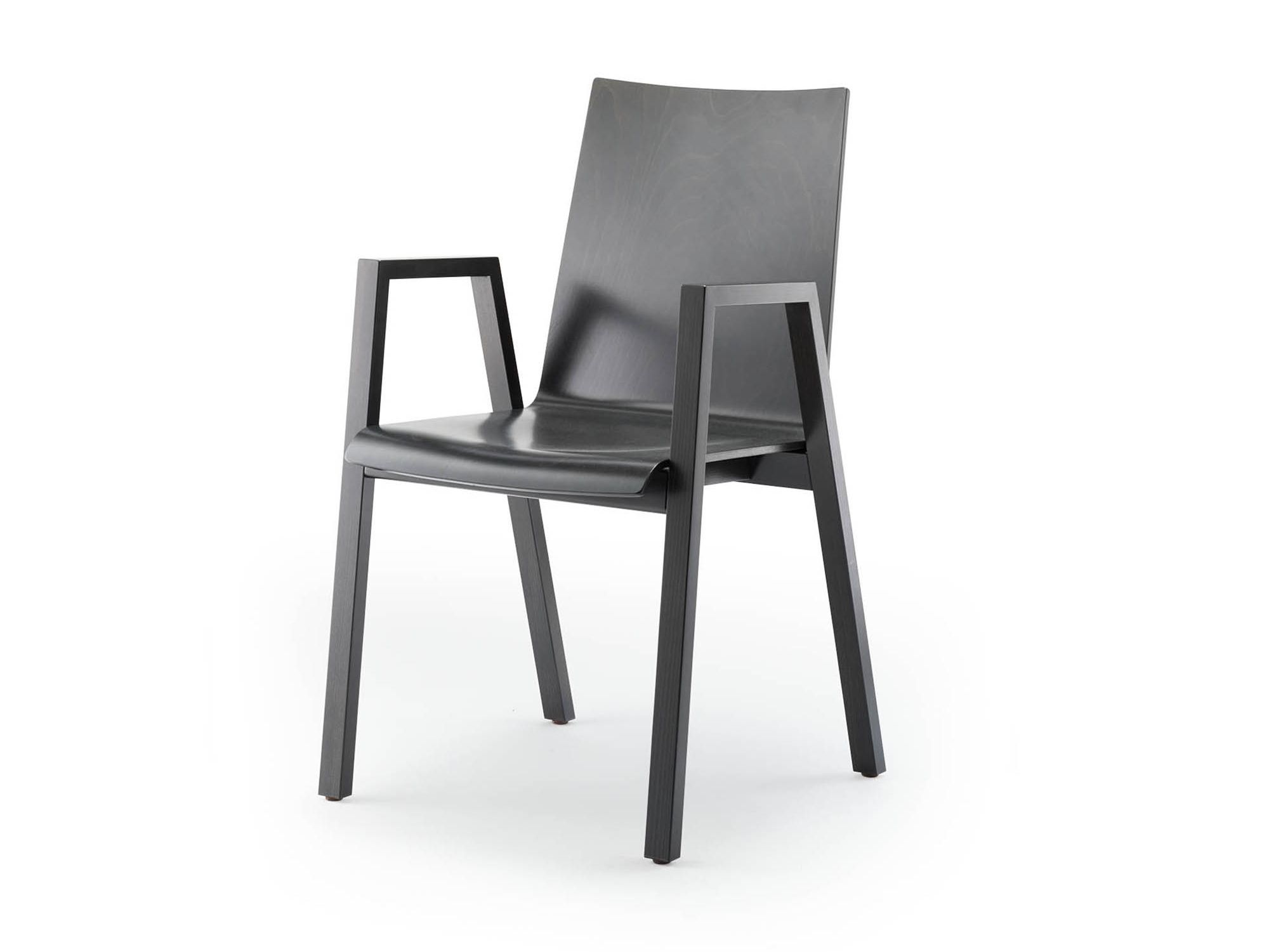 Штабелируемый стул с подлокотниками SCHNEEWEISS interior Пан ARCH-00068382