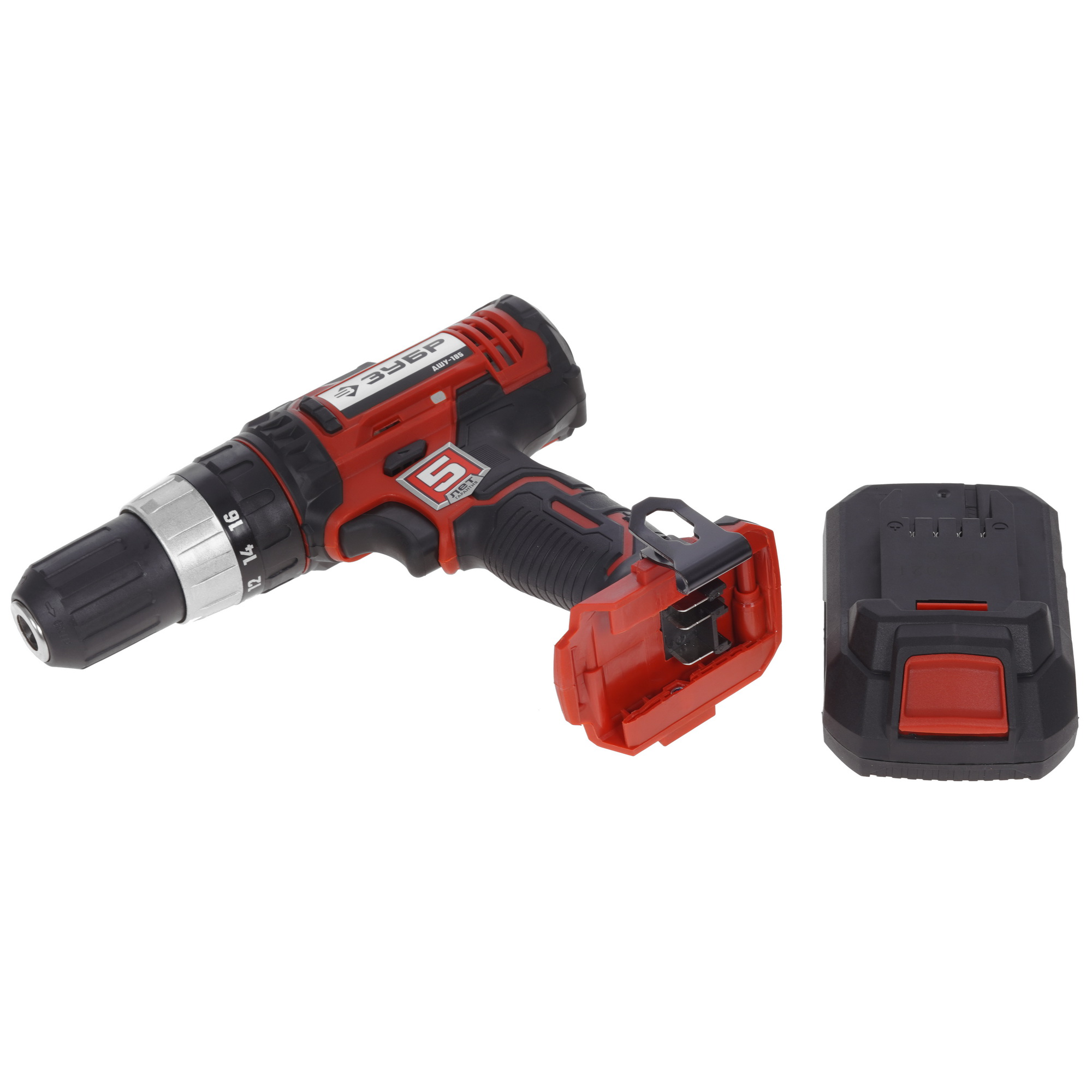 Дрель-шуруповерт Зубр ДШУ-185-22 С1-18 18V 9909099 STDN-0118817 - Вид №5