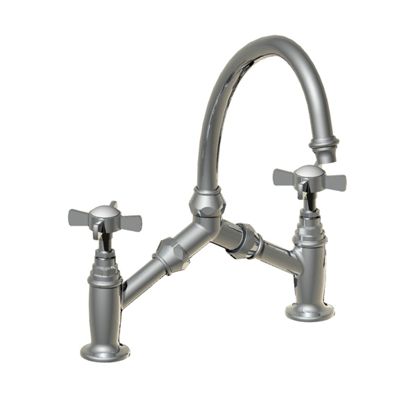 28121 Смеситель для мойки 2 отверстия / с регулируемым межосевым расстоянием / без сливного отверстия HORUS Range Coventry 